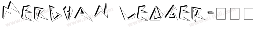 merchan ledger字体转换